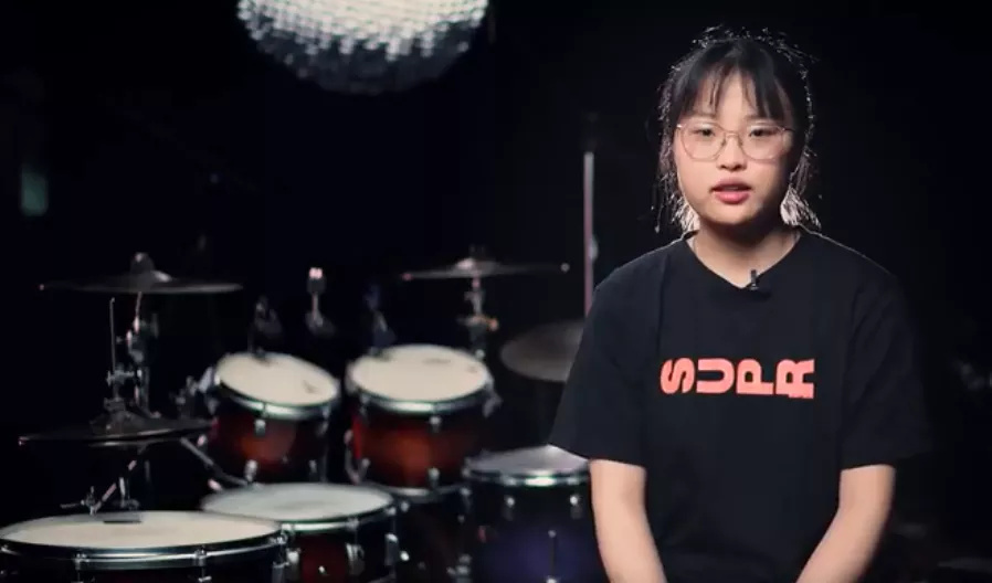 HLAG女子鼓手大赛全球冠军缪雨恬登上Drum Channel